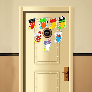 Christmas Stocking Disney Inspired Disney Cruise Suite Door Magnets/ Christmas Stoking Door Magnet/ Disney Cruise Decor/Disney Cruise Magnet