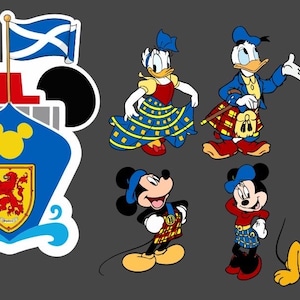 Europe Scottish Disney Cruise Inspired Suite Door Magnets/Disney Alaska Door Magnet/Cruise Magnet/Disney Cruise Decor/Disney Cruise Magnet