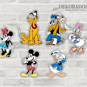 Vintage Mickey Clubhouse Friends Disney Inspired Disney Cruise Suite Door Magnets/ Captain Mickey and Friends Door Magnet/ Cruise Magnet/