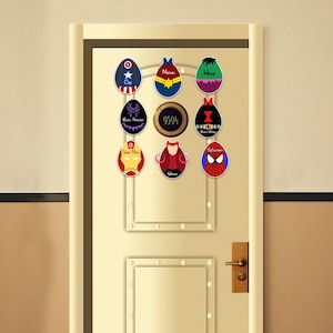Easter Superhero Inspired Disney Cruise Suite Door Magnets/ Door Magnet/ Cruise Magnet/ Disney Cruise Decor