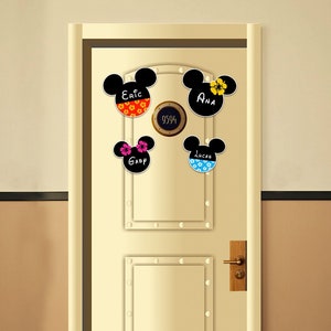Caribbean Mickey Disney Inspired Disney Cruise Suite Door Magnets/ Caribbean Mickey Door Magnet/Disney Cruise Magnet/ Tropical Mickey Magnet