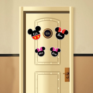 Mickey and Minnie Disney Inspired Disney Cruise Suite Door Magnets/ Regular Mickey Door Magnet/ Cruise Magnet/ Disney Cruise Magnet/