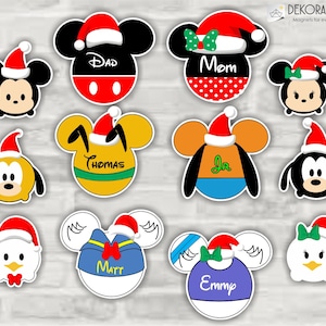 Christmas Mickey Clubhouse Friends and Sum Sum Disney Cruise Suite Door Magnets/Mickey Door Magnet/Cruise Magnet/Disney Cruise Decor