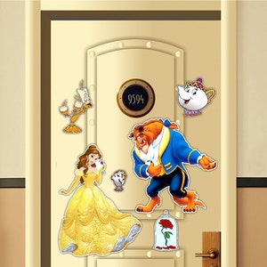 Beauty and the Beast Magnet Disney Inspired Disney Cruise Suite Door Magnets/Disney Princess Door Magnet/Cruise Magnet/