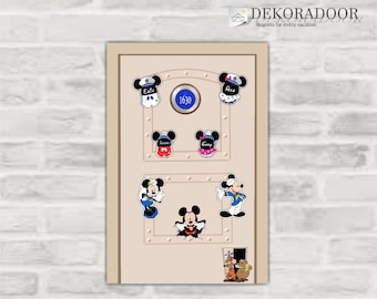 Mini magnete per porta/mini magnete per mouse/foro per mouse Disney Magneti per porta ispirati alla Disney Disney Cruise Suite/magneti per porta Principesse Disney