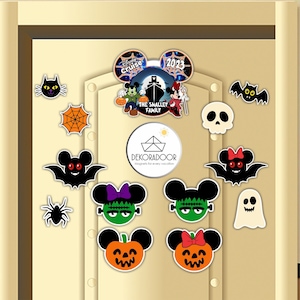 ハロウィーン ディズニー風 ディズニー クルーズ スイート ドア マグネット / ハロウィーン ドア マグネット / クルーズ マグネット / ディズニー クルーズ デコレーション / ディズニー クルーズ マグネット