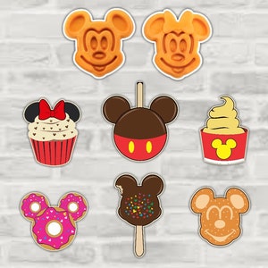 Candy and treats Disney Cruise Inspired Suite Door Magnets/Disney Cupcake, Waffles,Icecream Door Magnet/Disney Cruise Magnet/Mickey Magnet