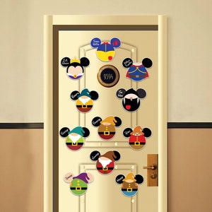 Snow White Disney Inspired Disney Cruise Suite Door Magnets/Snow White and 7 Dwarfs Door Magnet/Cruise Magnet/Disney Cruise Decor/DCL Magnet