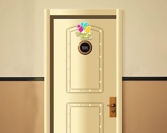 Birthday Balloons Magnet Disney Cruise Inspired Door Magnets/Birthday Balloon Magnet/Birthday Disney Magnet/Mickey Balloon Magnet