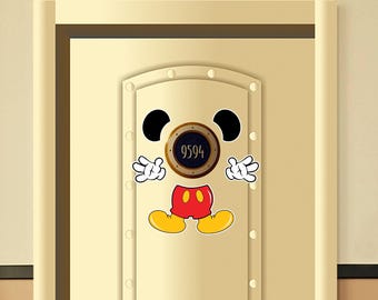 Mickey  Magnet Disney Cruise Door Magnets/Cruise Magnet/Birthday Disney Magnet/Mickey door magnet