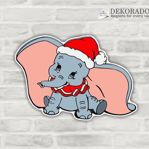 Dumbo Santa Christmas Dumbo Disney Geïnspireerd Disney Cruise Suite Deurmagneten/Disney Cruise Decor/Disney Cruise Stateroom Magneet