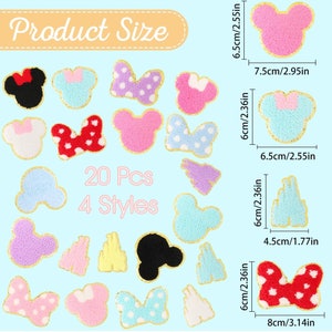 Disney Cruise Fish Extenders/ Door hanger pockets/Fish Extender/Disney Cruise Accesories/Mickey Patches/ Mickey and Minnie Iron On Patches