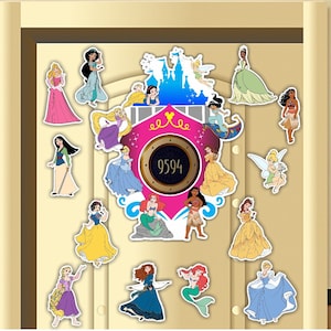 Princess Disney Inspired Disney Cruise Suite Door Magnets/Disney Princess Door Magnet/Cruise Magnet/Disney Cruise Decor/Disney Cruise Magnet