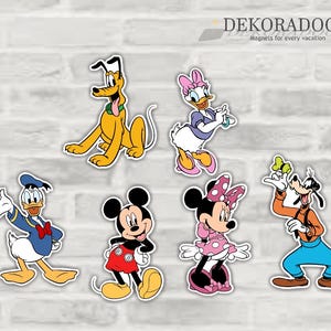 Classic Mickey Clubhouse Friends Disney Inspired Disney Cruise Suite Door Magnets/ Captain Mickey and Friends Door Magnet/ Cruise Magnet/