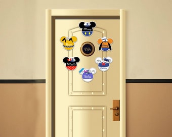 Clubhouse Friends Disney Inspired Disney Cruise Suite Door Magnets/ Captain Mickey and Friends Door Magnet/ Cruise Magnet/