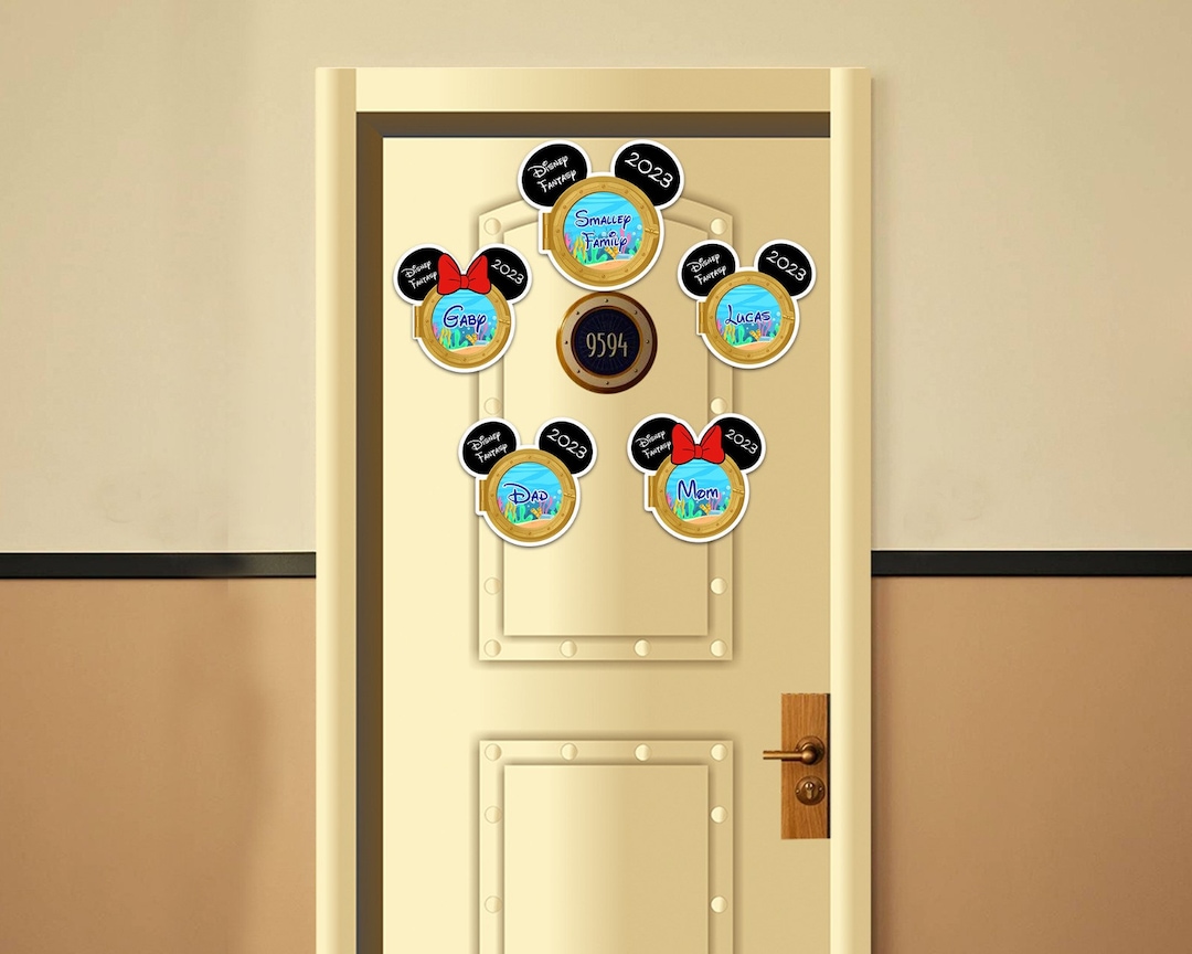Porthole Disney Cruise Inspired Suite Door Magnets/mickey Porthole ...