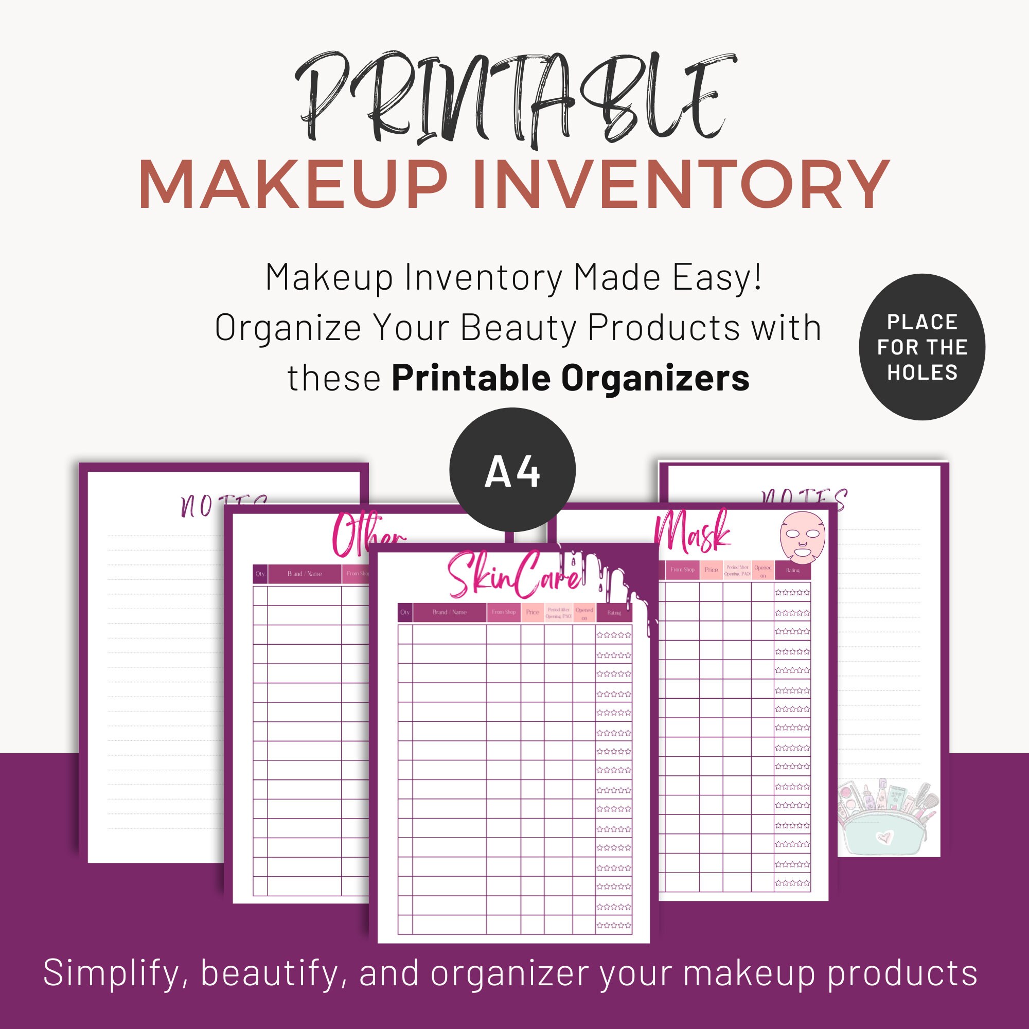 Makeup Inventory Management, Makeup Artist, Makeup Planner, Makeup ...