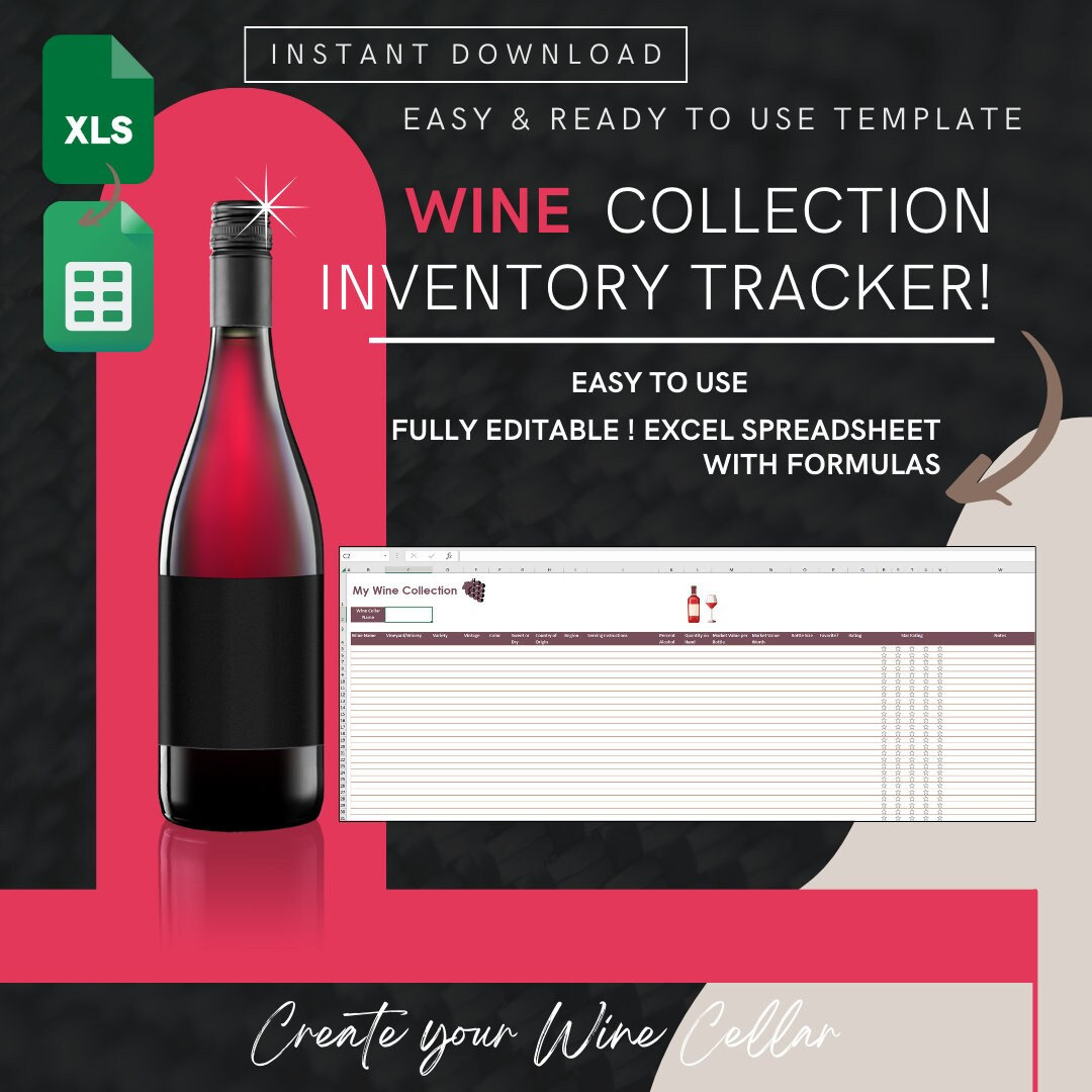 Wine Inventory Management, Wine Lovers, Wine Planner, Wine Collection