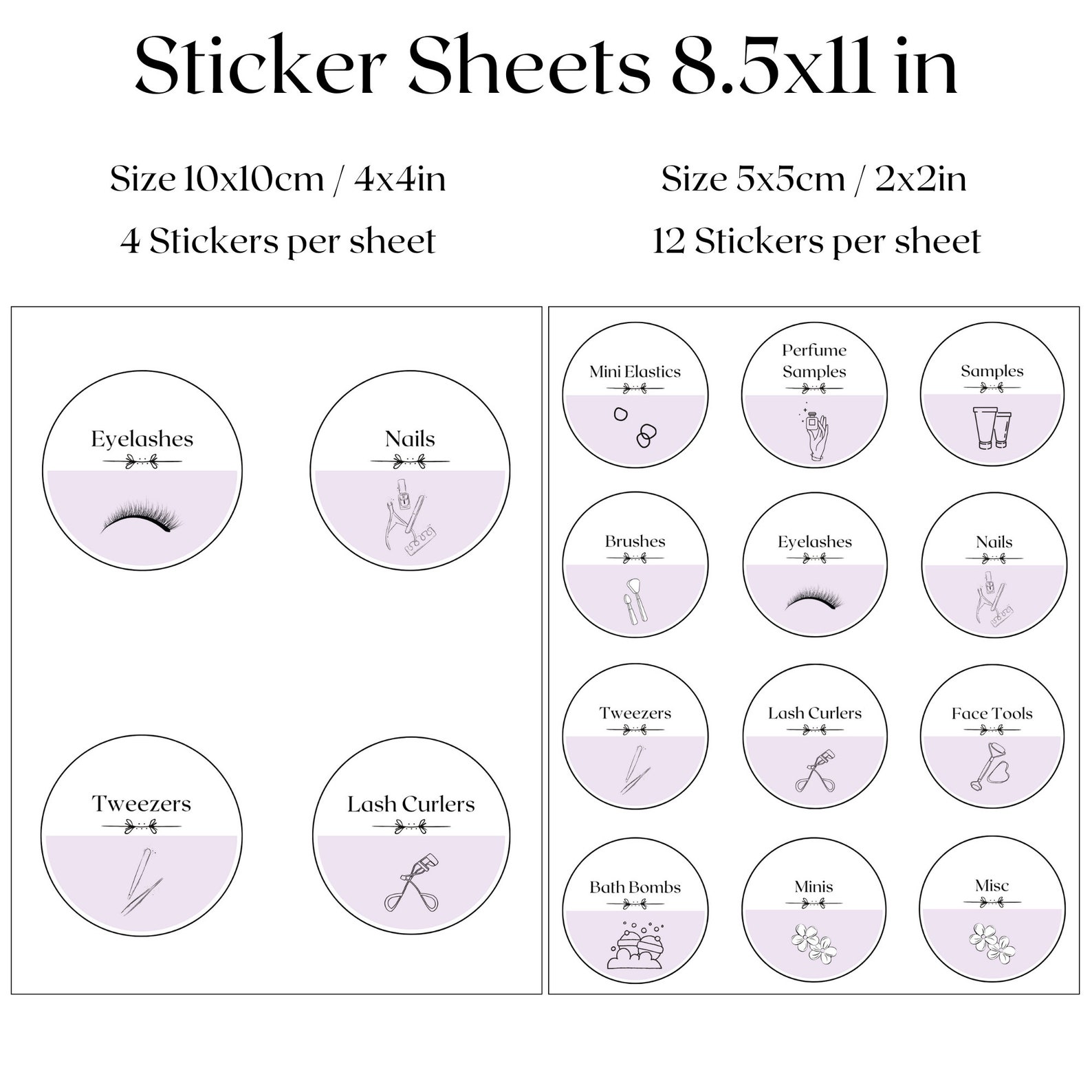 Printable Bathroom Labels Organization Stickers Template Labels for Bathroom Products Minimalist ...