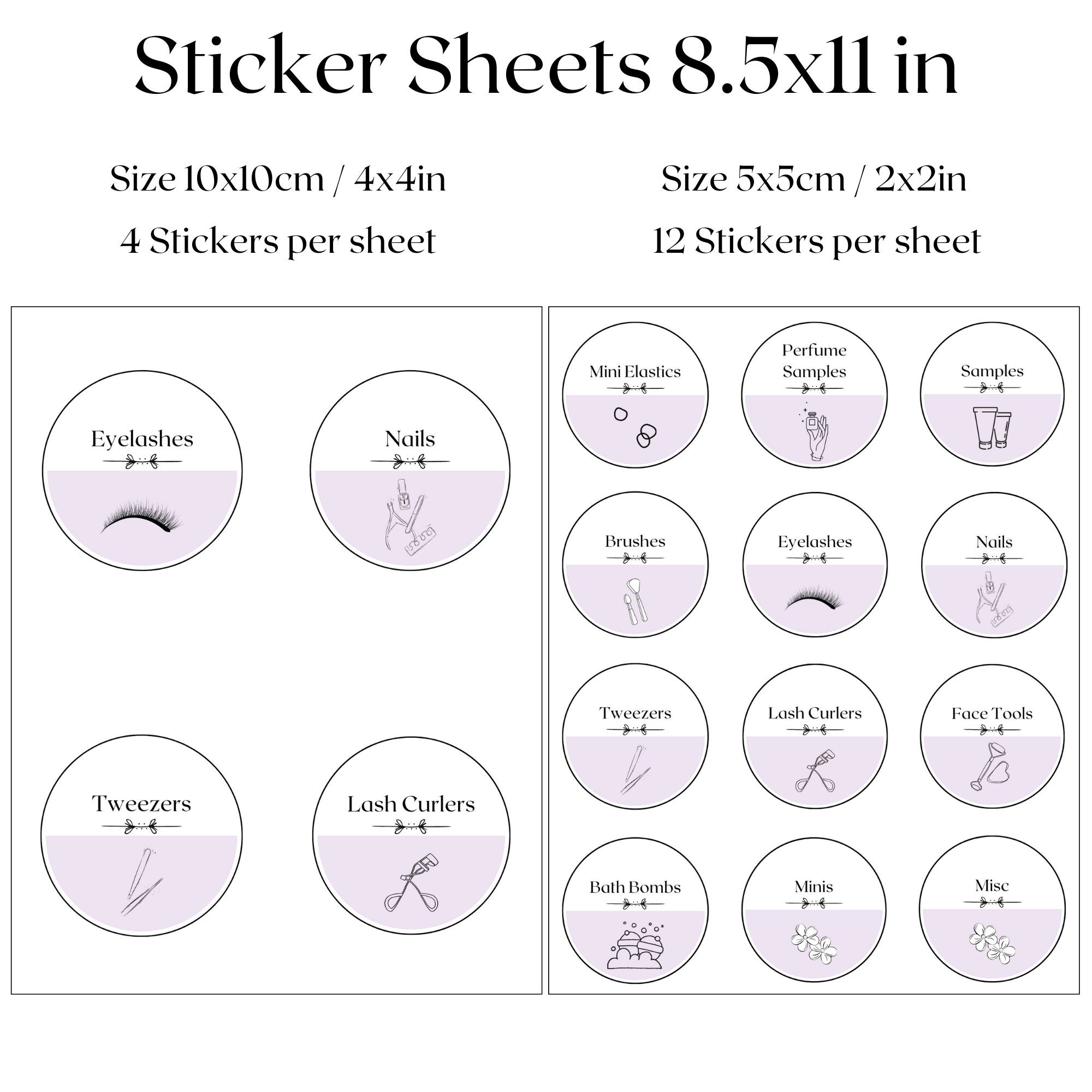 Printable Bathroom Labels Organization Stickers Template Labels for ...