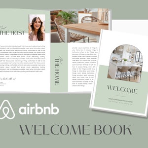 Modèle de livre de bienvenue Airbnb, Guide de bienvenue Canva modifiable, Manuel Airbnb House, eBook Superhost, Panneaux hôtes, Signalisation, VRBO Location de vacances