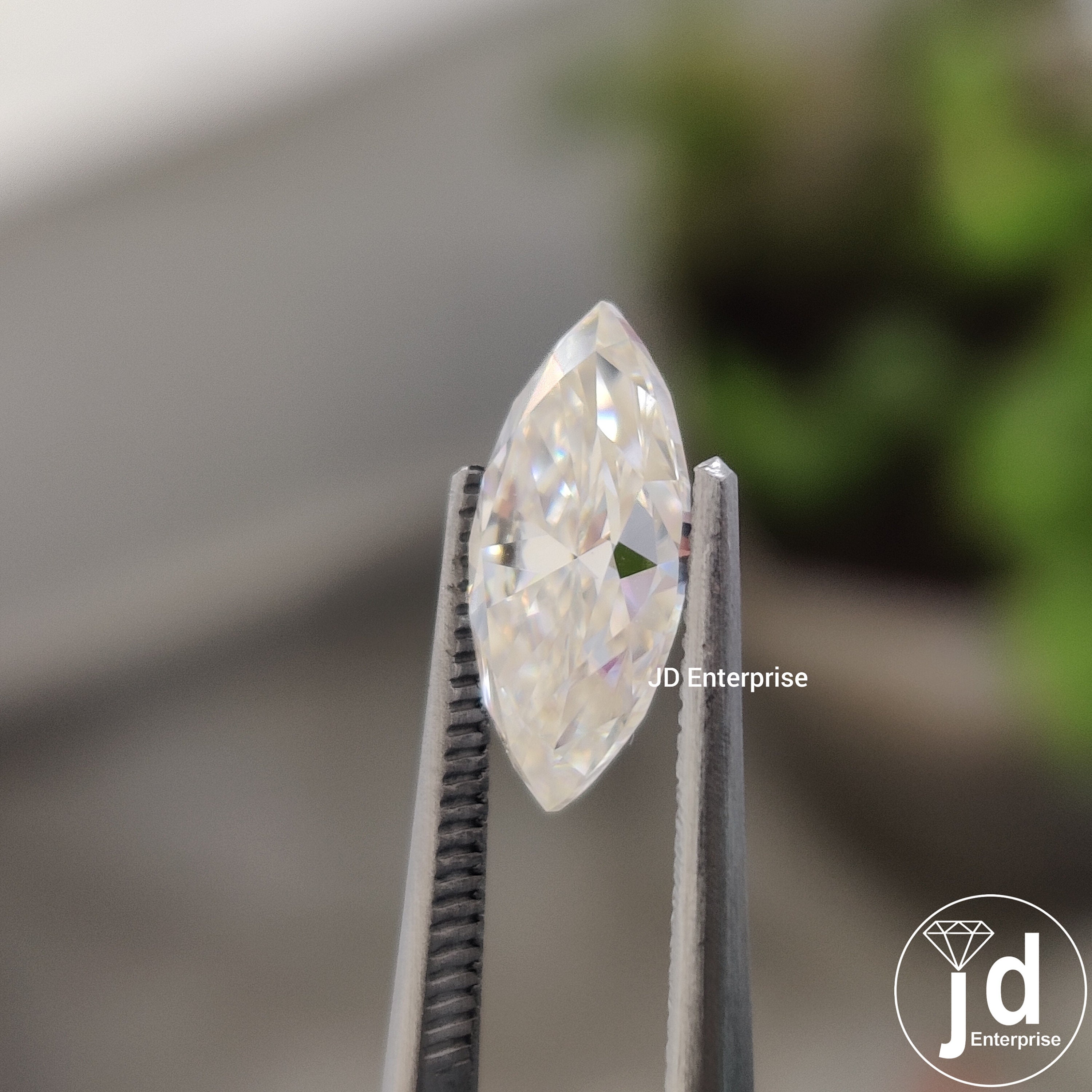 nomi様ご購入用 2.10CT マーキスカット無色ルースモアッサナイト/婚約指輪用ルースモ