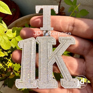 Pingente de Hip Hop com Número Personalizado, Personalize Sua Letra da Sorte, Pingente de Número de Hip Hop Masculino, Pingente de Charme de Moissanite, Joias de Hip Hop Ice Out