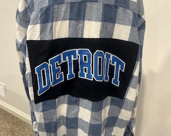 Detroit Lions Football flannel Size XXL