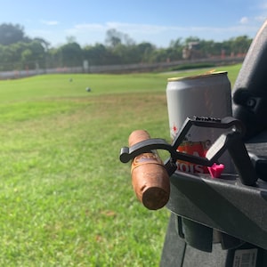 Cigar Holder for Golf - All Sizes -  For Golf Carts, Push Carts, Keeping off ground, Club Holder