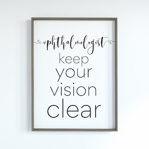 Oogheelkunde kunst, cadeau voor oogarts, oogarts, optometrist kantoor geschenk, opticien kantoor, optometrie kunst, optische kunst, medische kunst print