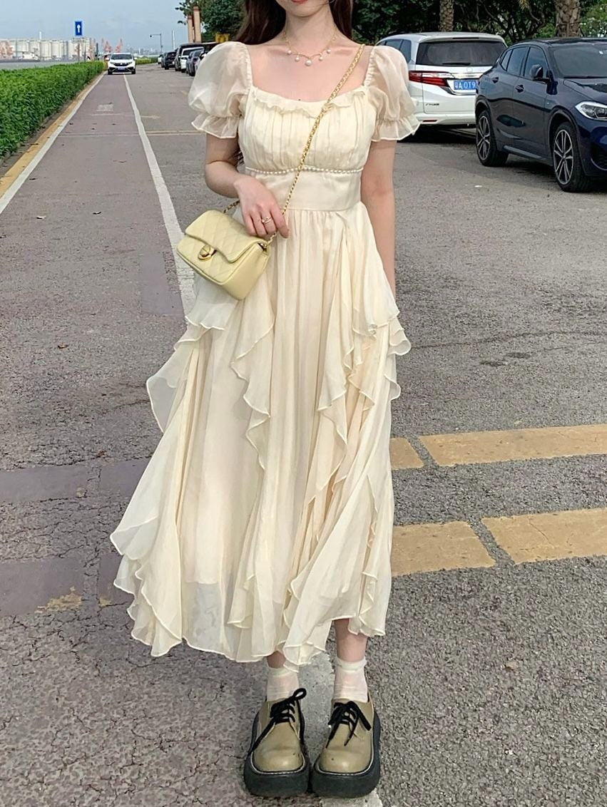 aesthetic long dress