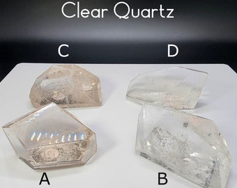 Polished Clear Quartz Chunks Freeform - Clear Quartz Crystals - Quartz Crystal - Crystal Gifts - Healing Crystals - Reiki - Energy Healing