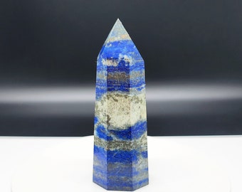 Chunky Lapis Lazuli Point - 3.60" Natural Healing Crystal - Reiki Cleansed and Charged - Third Eye & Throat Chakra Stone