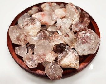 Red Garden Quartz Chips and Chunks - 250g - Natural Crystal Decor - Metaphysical Crafting Supplies
