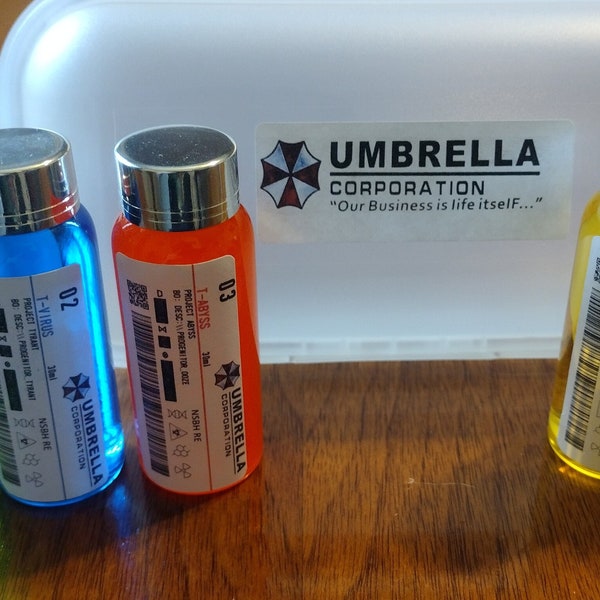 Resident Evil Vials Etsy