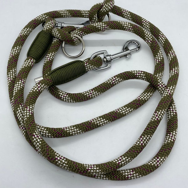 Dog leash made of PPM rope Tauleine vegan handmade