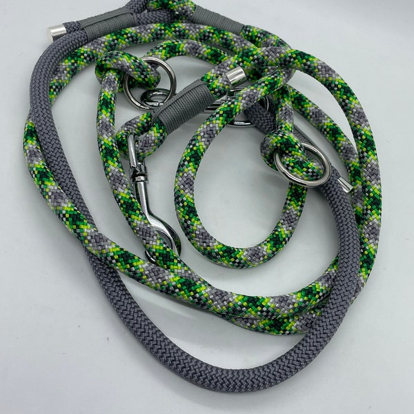 Tauleine dog handmade PPM rope green