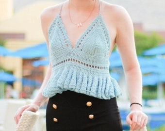 Patrón de crochet para bralette