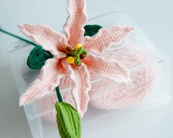 Lily flower crochet pattern