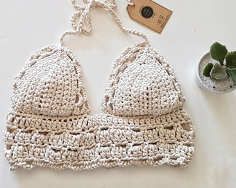 Crochet bralette pattern