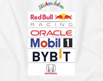 Adesivi trasparenti Red Bull Racing