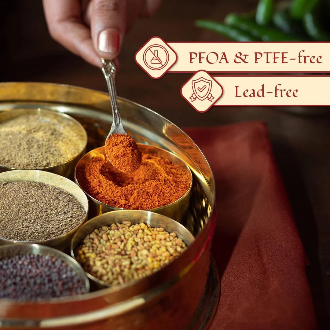 Handmade Brasspital Spice Box / Namak Daani / Masala Daani - Etsy