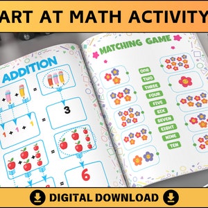 Be Smart at Math Activity Book for Kids Math Activity Book PDF in ...