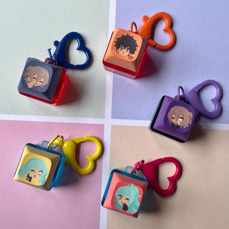 AI: the Somnium Files Keyboard Clicker Fidget Keychains! - Etsy