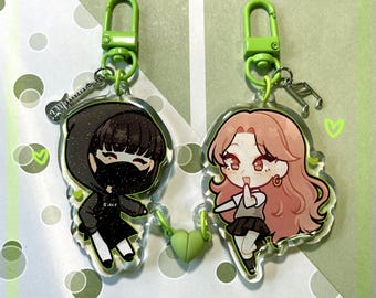 Mitsuaya Magnetic Connecting Acrylic Keychains & Stickers (The Guy She Was Interested in Wasn't a Guy at All TGSWIIWAGAA)