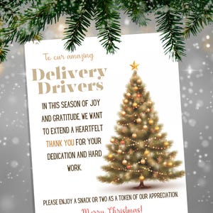 Delivery Driver Thank You Sign, Delivery Driver Snack Sign, Delivery Driver Sign, Appreciation Sign, Take a Treat Sign, Mail Carrier Sign