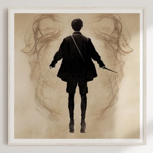 HarryPotter, Poster, Print, Sketch, Printable, Wall Art, digital print, download