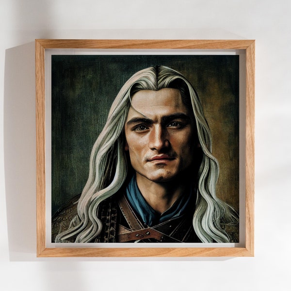 Legolas, Botticelli, Poster, The Lord of the Rings, Character, Print, Printable lotr, Wall Art, digital print, download