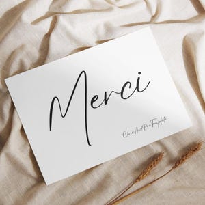 Canva Thank You Card | Editable Digital Template | Customer Thank You | Business Woman | Customizable & Professional | A6