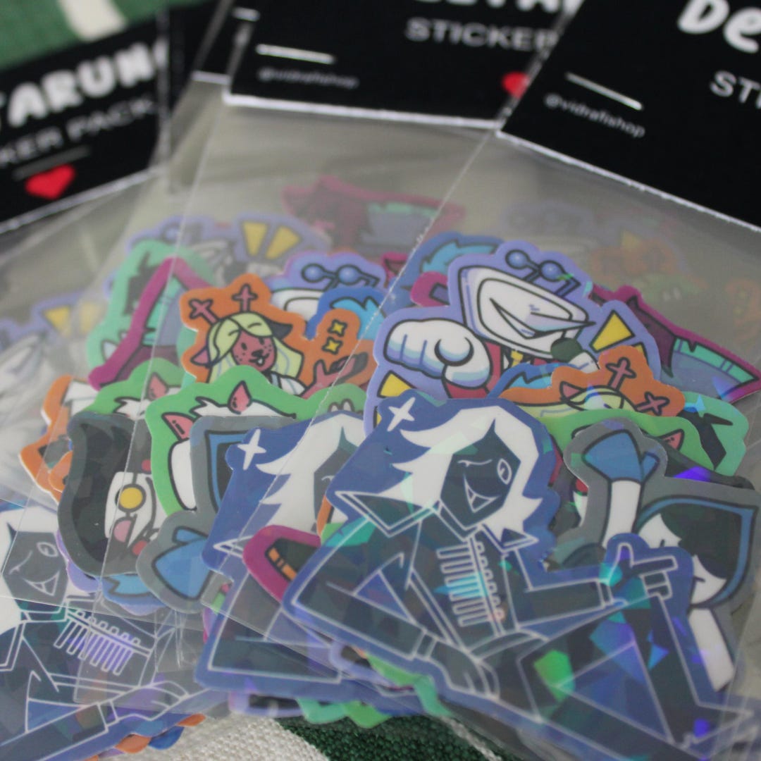 Deltarune Holographic Sticker Pack - Etsy Canada